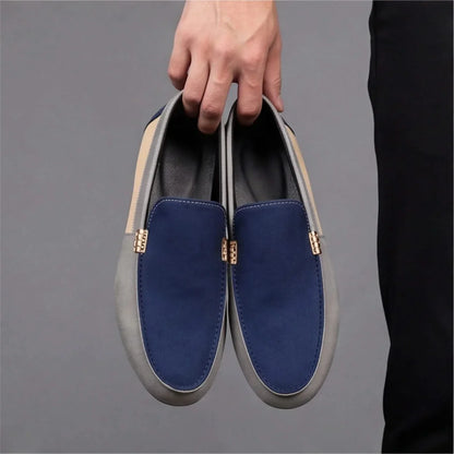 Herren-Slipper Aus Canvas, Leichtes, Lässiges Patchwork-Design