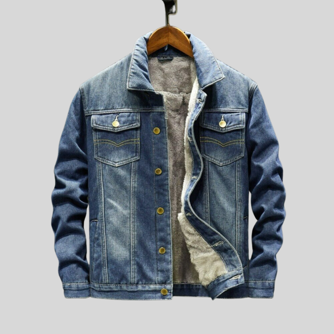 Men's Jeans Jacket Long Sleeve Classic Design