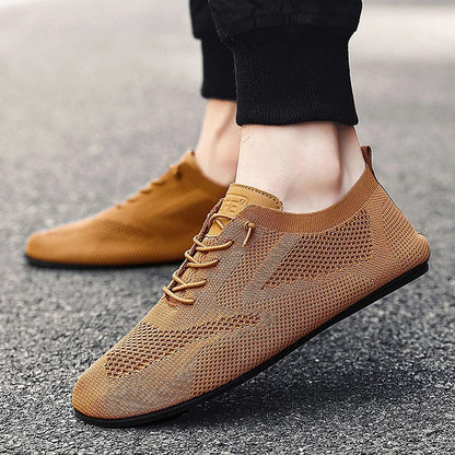 Herren Mesh Sneaker – Atmungsaktiv Leichtes Schnürdesign