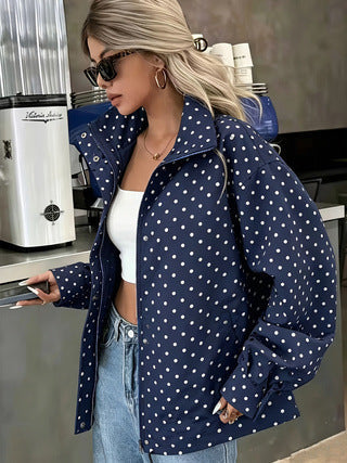 Damen-Kurzjacke im Relaxed Fit für Alltag und Freizeit