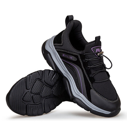 Damen Outdoor Walking Schuhe mit runder Spitze – Mesh Look