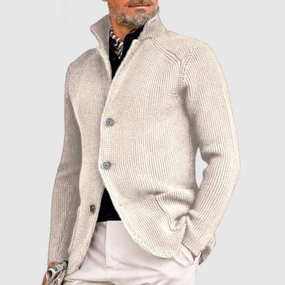 Herren Cardigan Mit Fronttaschen Und Knopfleiste