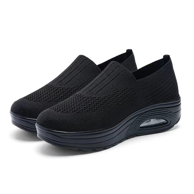 Damen Orthopädische Slip-On Sneaker Mit Fußgewölbeunterstützung Und Rutschfester Sohle