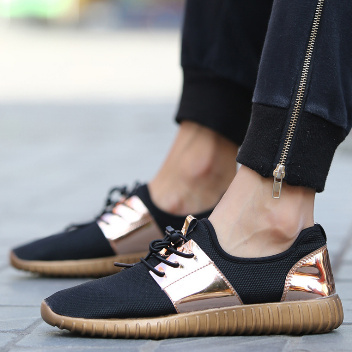 Herren-Sneaker für den Frühling mit Mesh-Obermaterial und Gummisohle