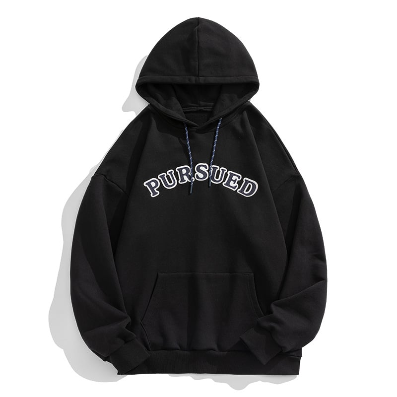 Men's Hoodie Loose Fit with Embroidery