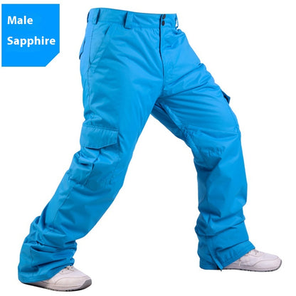 Herren Skihose Atmungsaktives Isoliertes Design Mit Lockerer Passform