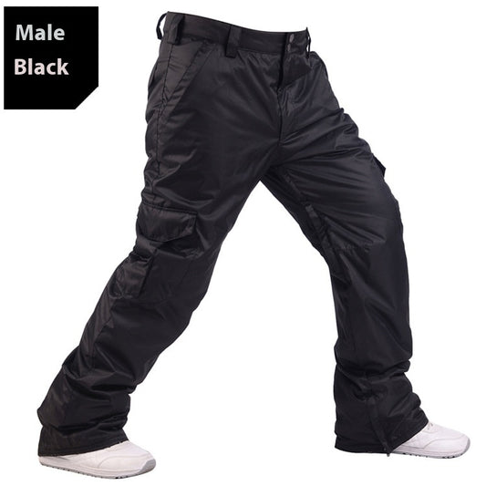 Herren Skihose Atmungsaktives Isoliertes Design Mit Lockerer Passform