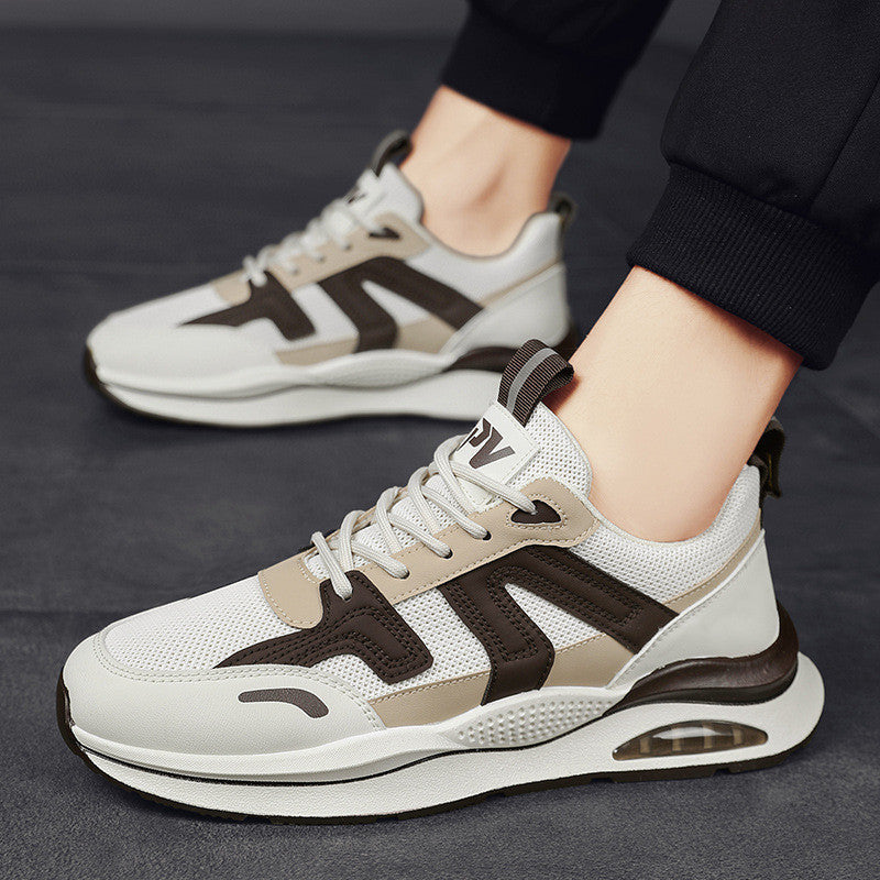 Damen-Plateau-Sportschuhe Mit Schnürung, Pvc-Gummisohle