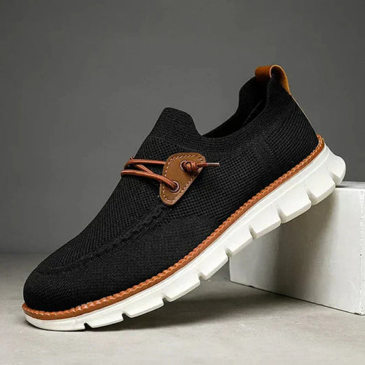 Herren Slip-On Mesh Loafer – Atmungsaktive Leichte Freizeitschuhe