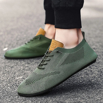 Herren Mesh Sneaker – Atmungsaktiv Leichtes Schnürdesign