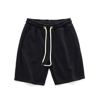 Herren Shorts aus Baumwollmischung – Gestricktes Design Lockerer Schnitt