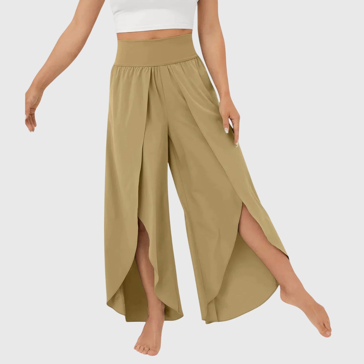 Damen Weite Sommerhose mit Lockerem Schnitt