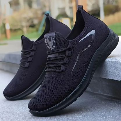 Herren Slip-On Walkingschuhe – Atmungsaktiv Leichte Weite Passform