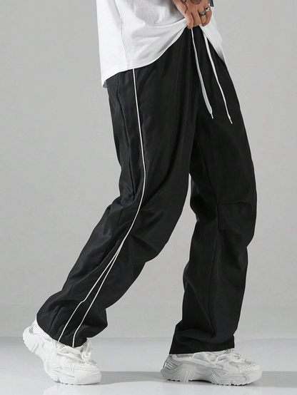 Herren Trainingshose mit geradem Bein und Kordelzug – Entspannter Schnitt