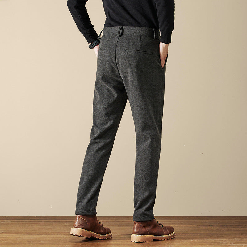 Herren Hose mit schlanker Passform und schmal zulaufendem Bein – Wollmischung Stil