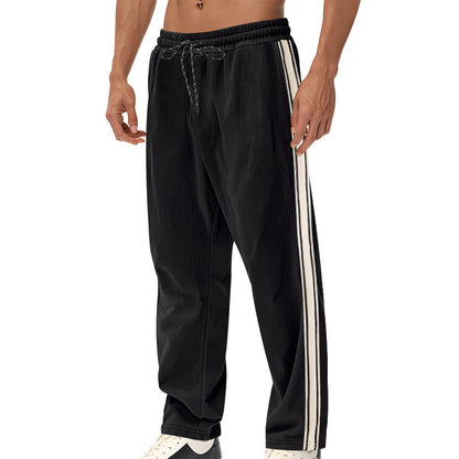 Cordhose Für Herren Mit Geradem Bein Und Streifenmuster