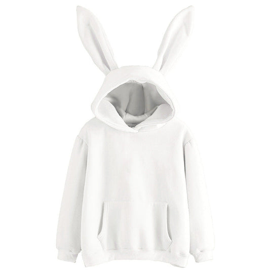 Damen Kapuzenpullover mit Print und langen Ärmeln