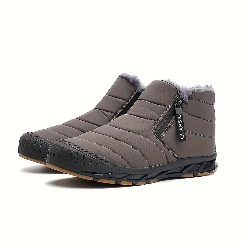 Women's Winter Boots with Fleece Lining Waterproof and Cold-Resistant