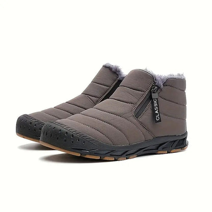 Women's Winter Boots with Fleece Lining Waterproof and Cold-Resistant