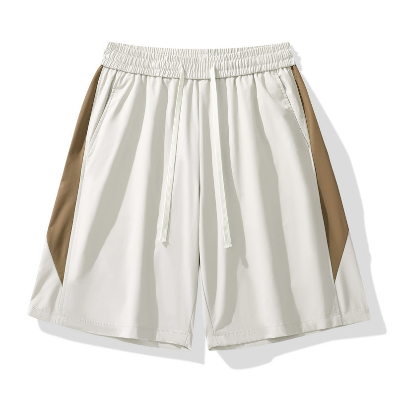 Herren Sommer-Sportshorts, Leicht, Locker Geschnitten, Gerader Schnitt, Mikro-Elastik