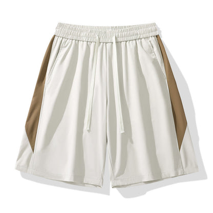 Herren Sommer-Sportshorts, Leicht, Locker Geschnitten, Gerader Schnitt, Mikro-Elastik