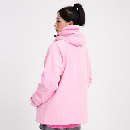 Damen Outdoor-Windjacke mit Kapuze und Reißverschlusstaschen