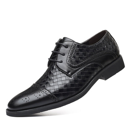 Herren Business Schnürschuhe mit Spitzkappe – Rutschfeste Sohle