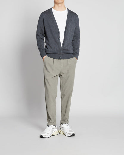 Men's Spring Capri Pants, Loose Fit, Mid-Rise Waist with Drawstring Closure