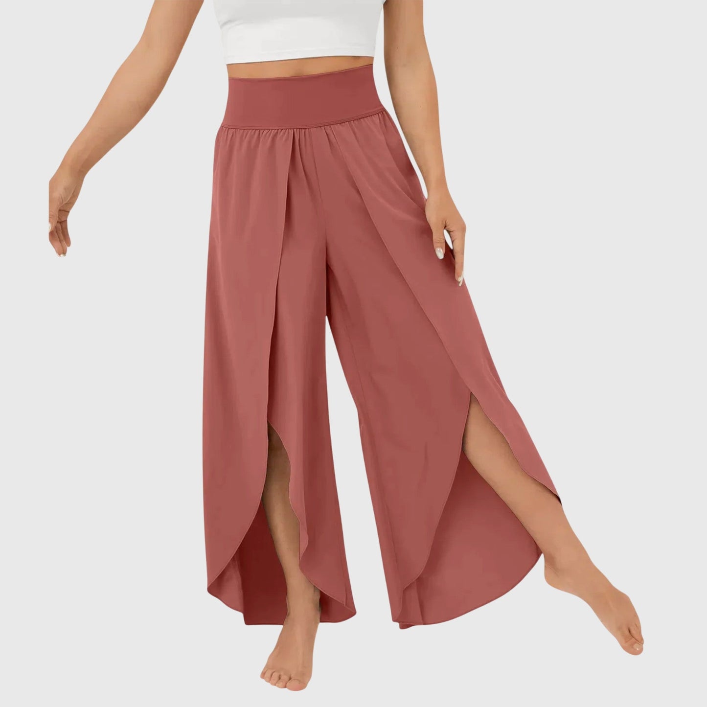 Damen Weite Sommerhose mit Lockerem Schnitt
