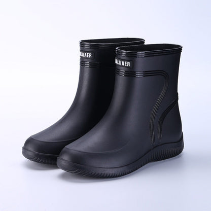Unisex Fleece Gummistiefel Wasserdicht Warm