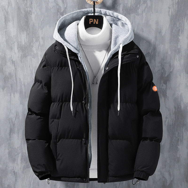 Herren Winter Steppjacke mit Frontreißverschluss und mehreren Farboptionen