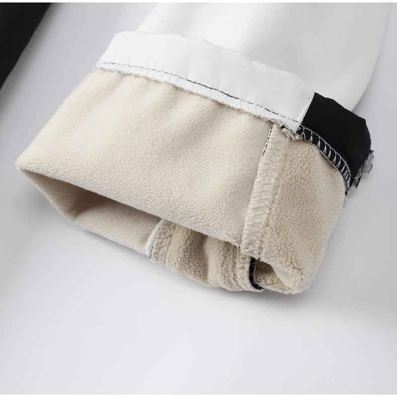 Damen Winter Skianzug Mit Reißverschluss Und High-Waist-Hose