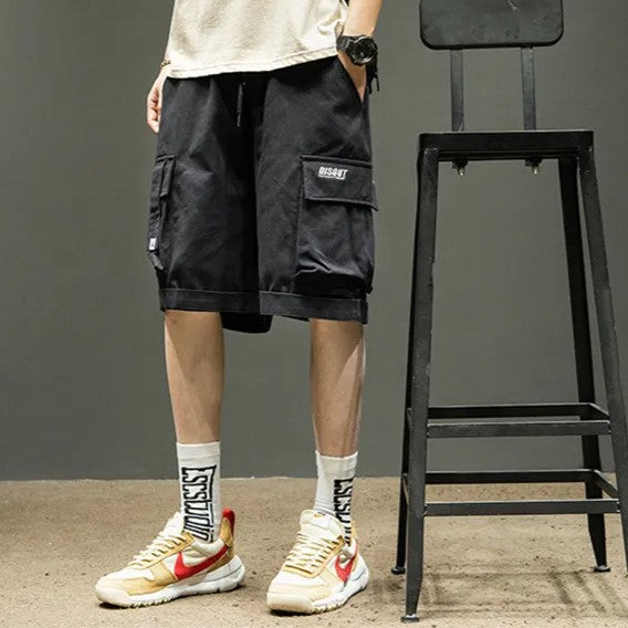 Herren Sommer-Cargo-Shorts mit lockerem Schnitt – Praktische Taschen