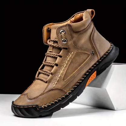 Men's Work Shoes with Orthopedic Insole, Arch Support, and Non-Slip Sole