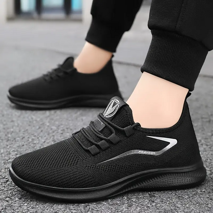 Herren Slip-On Walkingschuhe – Atmungsaktiv Leichte Weite Passform
