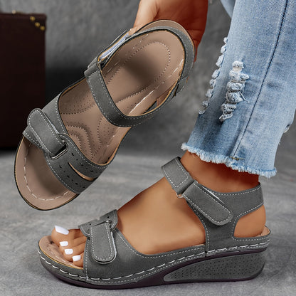 Women's Orthopedic Sandals with Adjustable Straps and Padded Sole