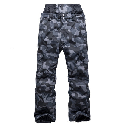 Herren Skihose Atmungsaktives Isoliertes Design Mit Lockerer Passform