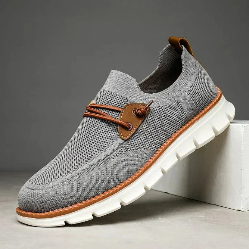 Herren Slip-On Mesh Loafer – Atmungsaktive Leichte Freizeitschuhe