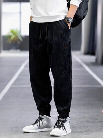 Herren Cordhose Mit Geradem Bein, Knitterfrei, Eng Anliegend, Mittelhoher Bund, Lange Hose