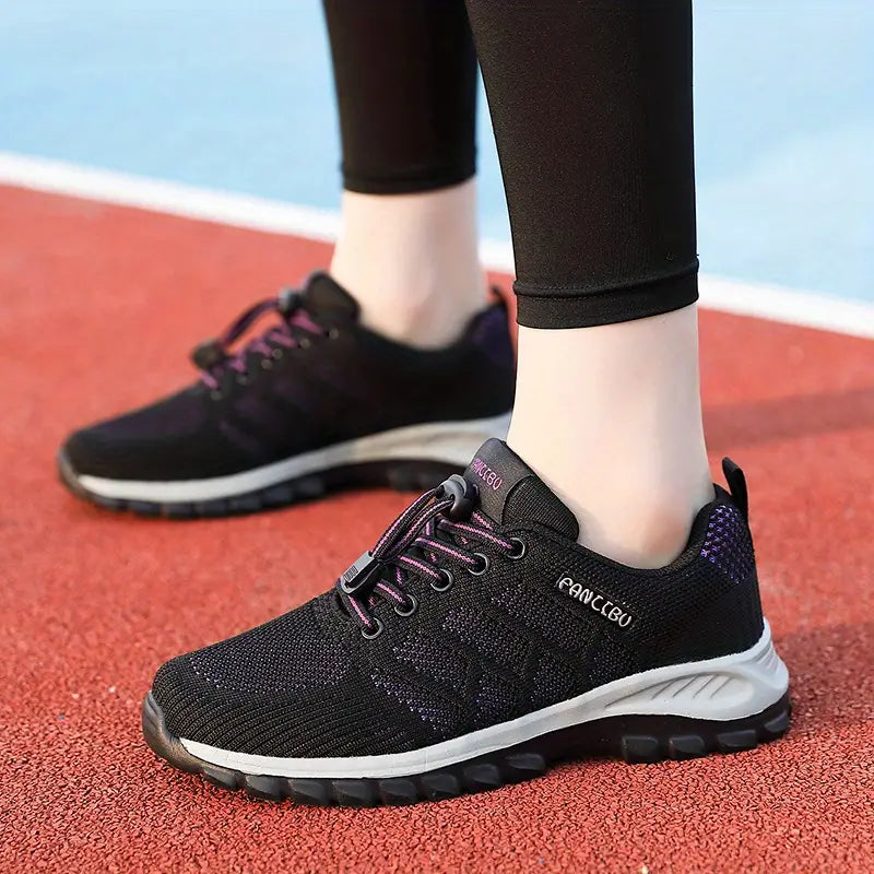 Women's Orthopedic Sneakers with Breathable Mesh and Padded Sole