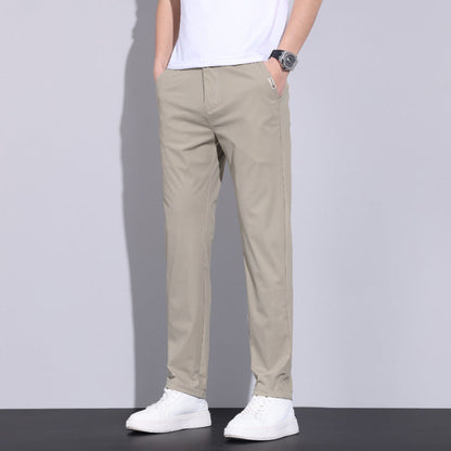 Herren Schnelltrocknende Hose Mit Hohem Elastischem Bund, Bleistiftform