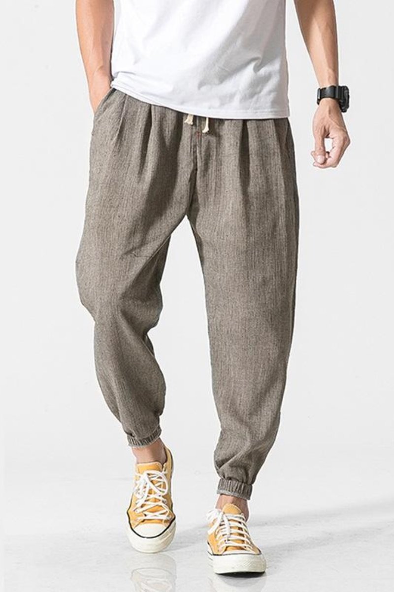Men's Loose-Fitting Sweatpants with Elastic Waistband