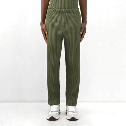 Men's Wide-Leg Pants, Straight, Loose Fit