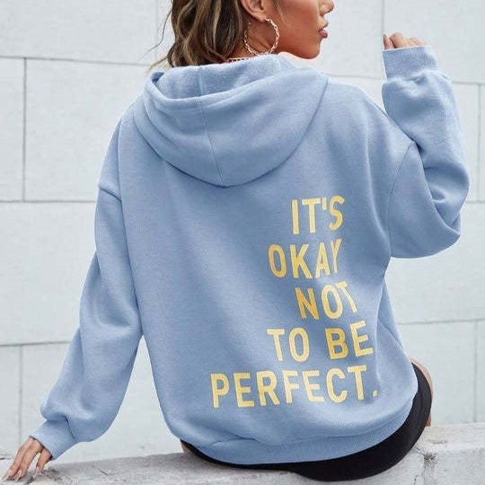 Damen-Hoodie mit langen Ärmeln und Kapuze