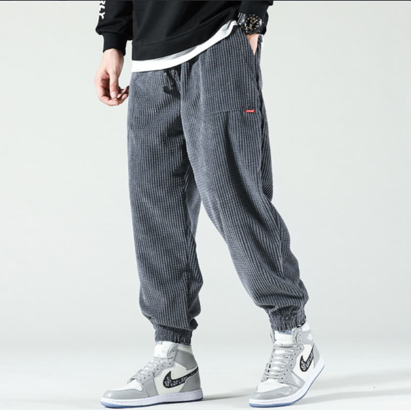 Herren Cordhose Mit Geradem Bein, Knitterfrei, Eng Anliegend, Mittelhoher Bund, Lange Hose