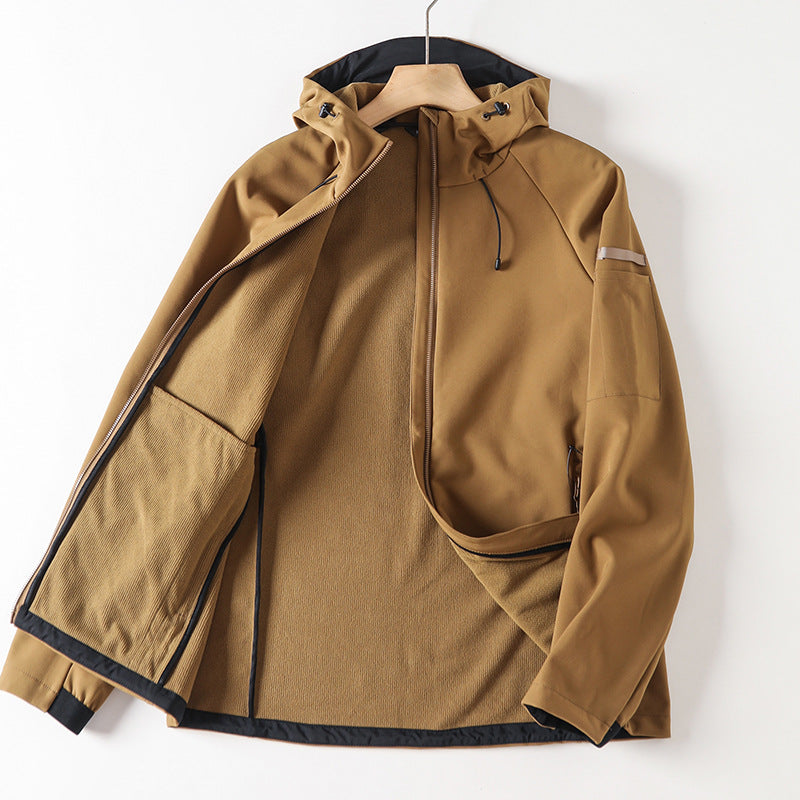 Damen-Winterjacke mit Kapuze und Fleecefutter – Klassischer Stil