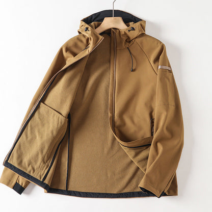 Damen-Winterjacke mit Kapuze und Fleecefutter – Klassischer Stil