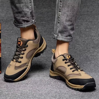Men's Orthopedic Walking Shoes with Shock-Absorbing Sole and Slip-Resistant Outsole