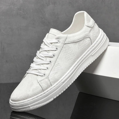 Herren-Sneaker mit genähtem Obermaterial und klarer Linienführung