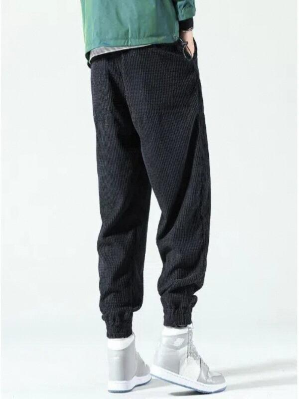Herren Cordhose Mit Geradem Bein, Knitterfrei, Eng Anliegend, Mittelhoher Bund, Lange Hose